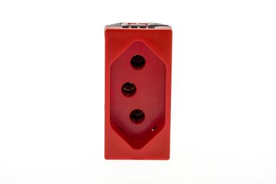 mdulo Tomada 20A Pialplus+ Vermelho Bivolt