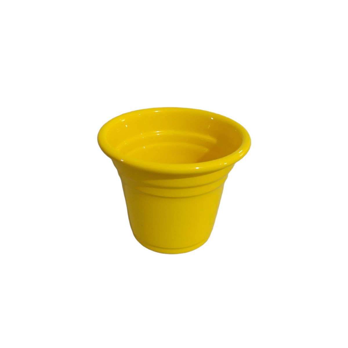 Vaso para Plantas em Alumínio Amarelo Pp 6,5x7cm, marca Alumínios Vulcão - Foto Principal
