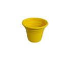 Vaso para Plantas em Alumínio Amarelo Pp 6,5x7cm