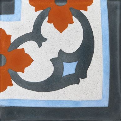 Ladrilho Hidrulico Melissa Canto 20x20cm Decorado