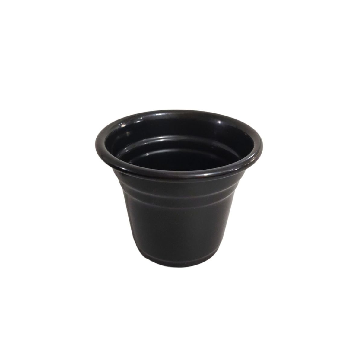 Vaso para Plantas em Alumínio Preto Pp 6,5x7cm, marca Alumínios Vulcão - Foto Principal