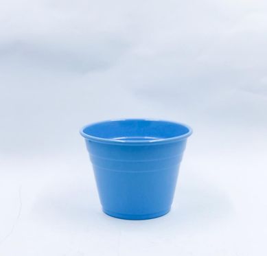 Vaso de Alumnio M 11x14cm Azul Beb