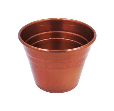 Vaso Alumnio Cobre Verniz 11x14cm Mdio