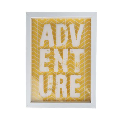 Quadro Adventure 30x40cm Amarelo