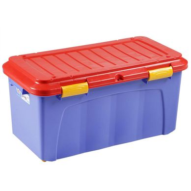 Ba de 90L com Rodas e Clip Azul
