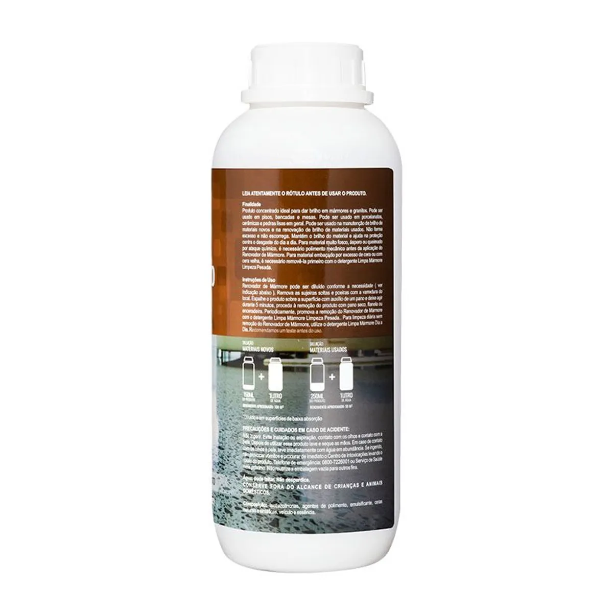 Renovador de Pedras Líquido Bellínzoní Branco 1 L, marca Bellinzoni - Foto 2