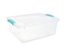 Caixa Organizadora Plastico Transparente Wenbox 15L 32x16x42cm Just Home Collection