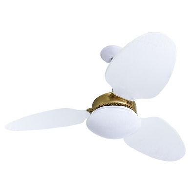 Ventilador de Teto Zenys LED com Controle Remoto 220V Branco 