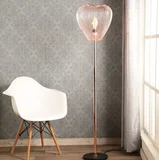 Luminária de Piso Leiden Metal 1 Lâmpada E27 40W Cobre