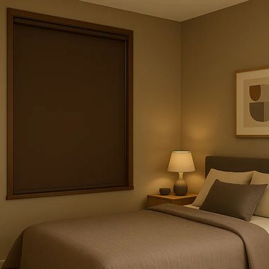 Cortina Rol Blackout 150x250cm Caf