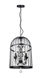 Luminária Pendente Jaula 4L E14