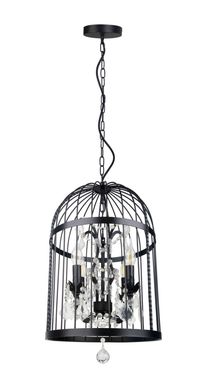 Luminria Pendente Jaula 4L E14
