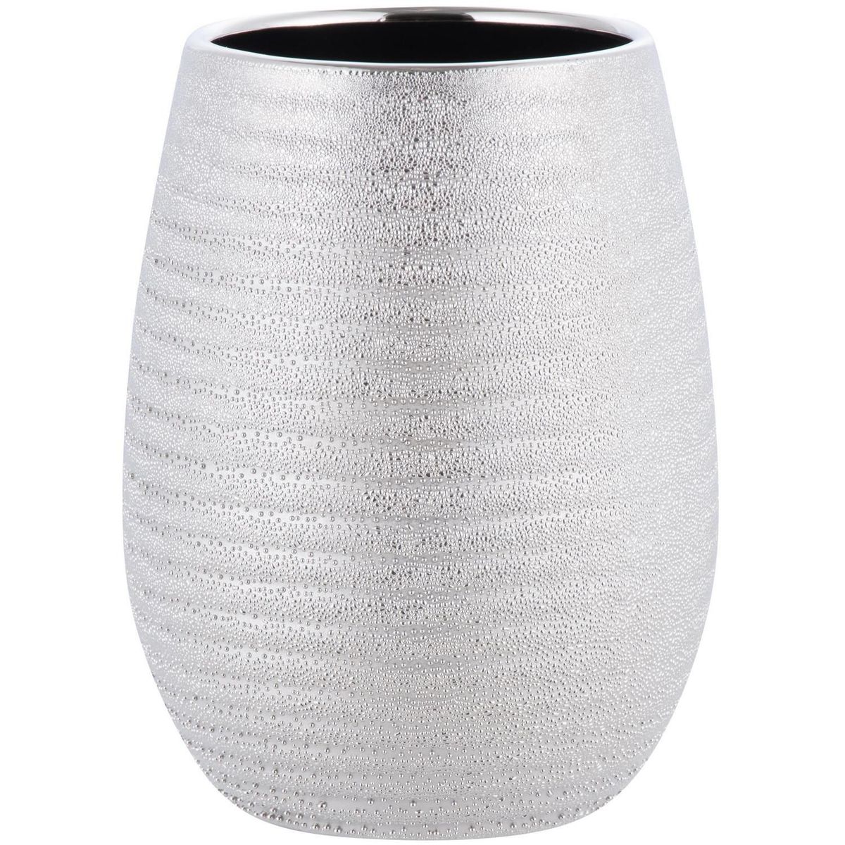 Porta Objetos de Banheiro em Resina Shiny Silver Just Home Collection, marca Just Home Collection - Foto Principal