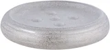 Saboneteira em Resina Shiny Silver Prata Just Home Collection