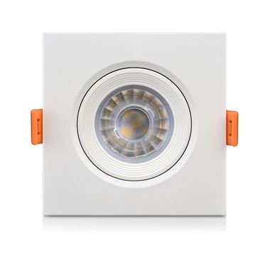 Luminria Rendonda Direcionvel EcoSpot 5W 6500K com Lente