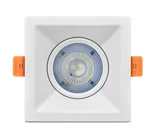 Luminária Quadrada LED Spotlight com Lente 5W 2700K