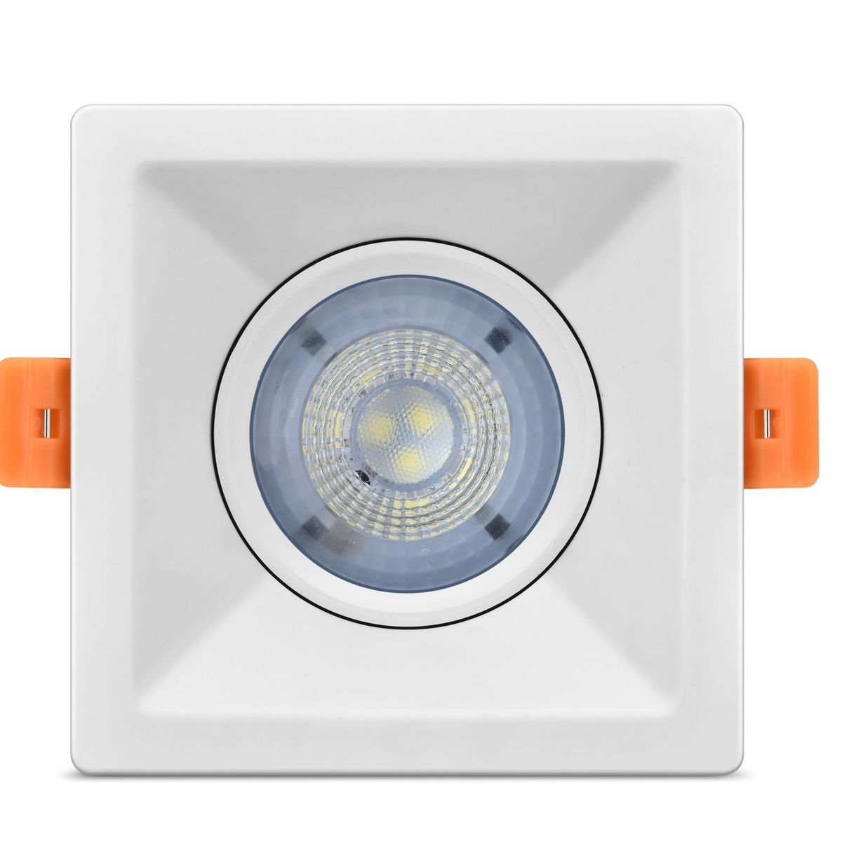 Luminária Quadrada LED Spotlight com Lente 5W 2700K, marca Elgin - Foto Principal