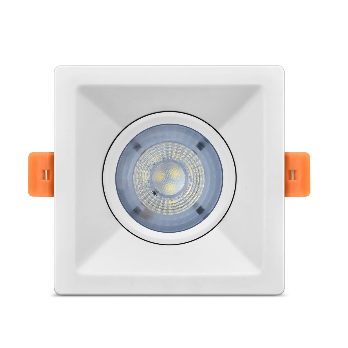 Luminária Quadrada LED Spotlight com Lente 5W 2700K, marca Elgin - Foto Principal