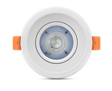 Luminria LED Rendonda Spotlight com Lente  5W 2700K C/LENTE