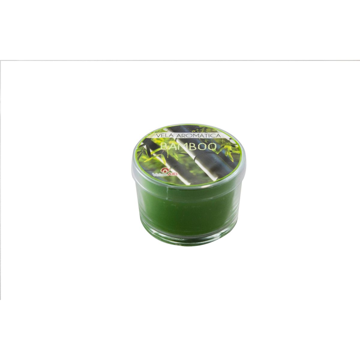 Vela Copo de Vidro Pequeno Bamboo Verde, marca Velas Aib - Foto Principal