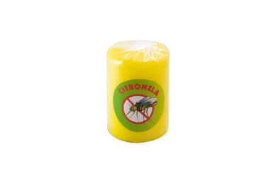 Vela Citronela Cilndrica 6,3x6,3x14cm Amarelo