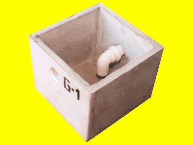 Caixa De Gordura De Concreto Sem Tampa G-1 35X35Cm