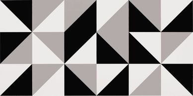 Revestimento Bauhaus Acetinado 45x90cm caixa 2 peas Cinza Eliane