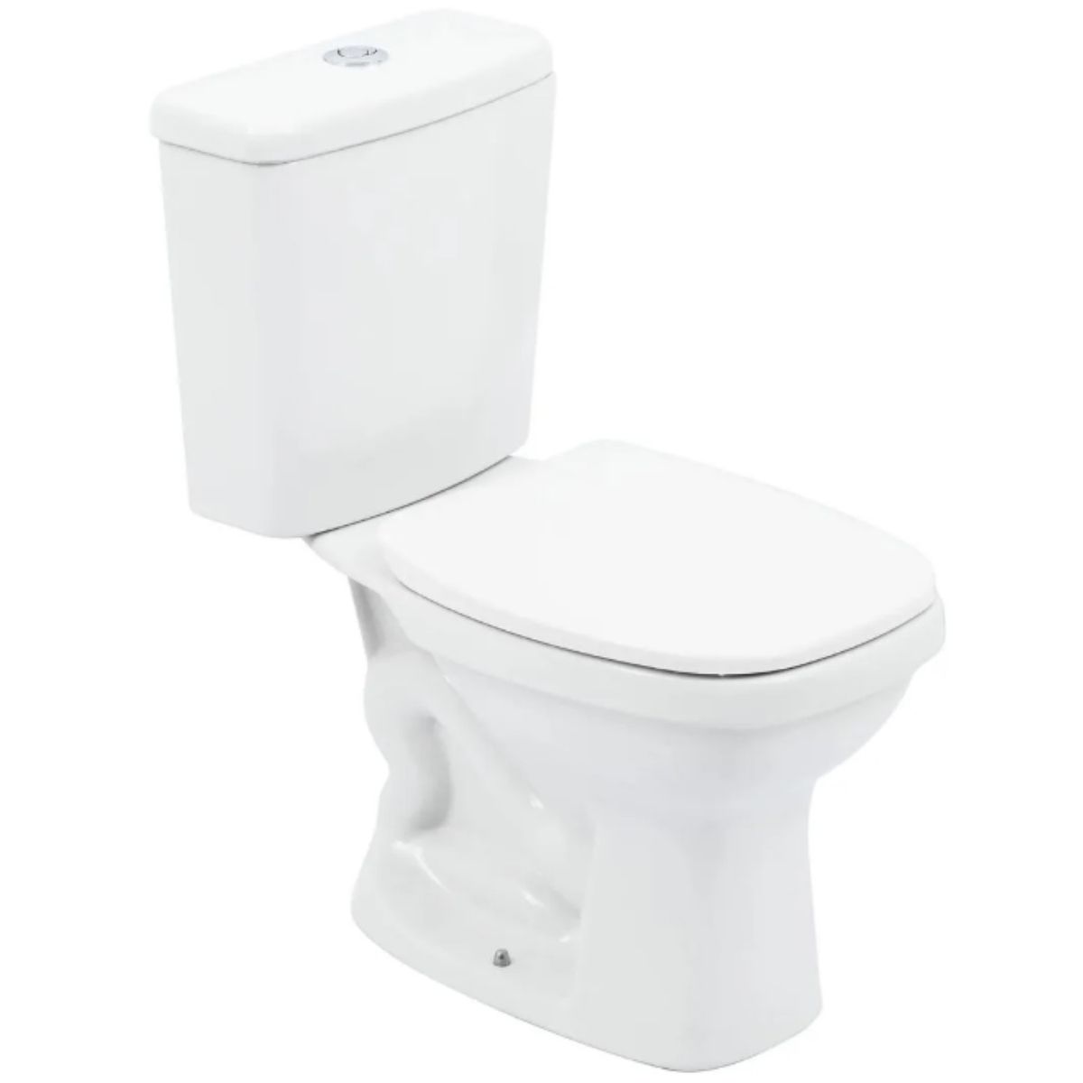 Kit Vaso Sanitário com Caixa Acoplada e Assento Branco Duplo Acionamento 3/6L Saída Vertical Like Celite, marca Celite - Foto Principal