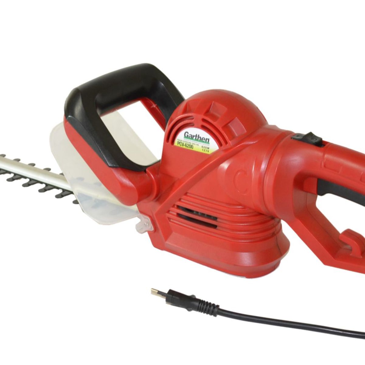 Podador de Cerca Viva PCV-6200 Vermelho 220V 620W Mono, marca Garthen - Foto Principal