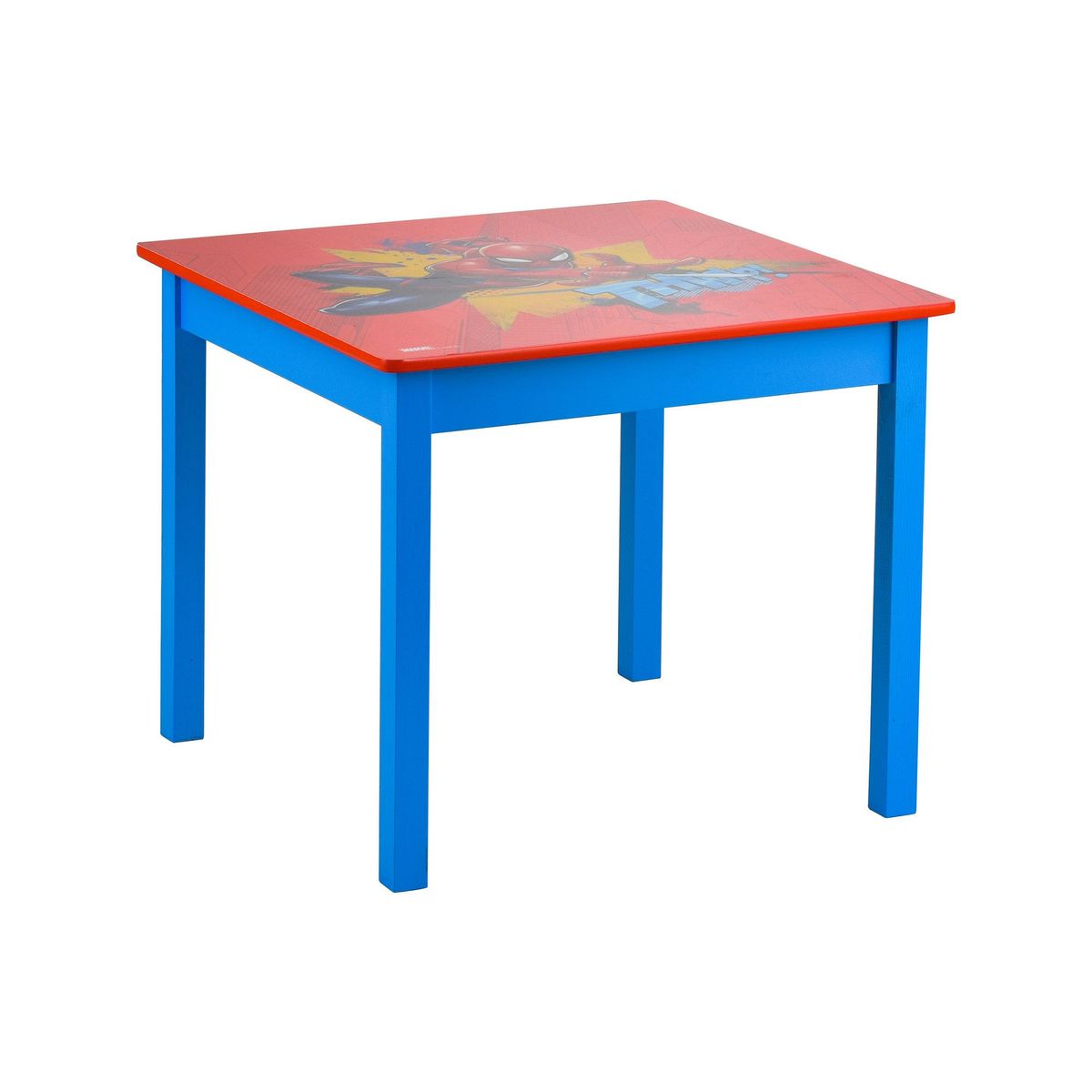 Conjunto Infantil Mesa e 2 Cadeiras Spiderman Vermelho, marca Disney - Foto 2