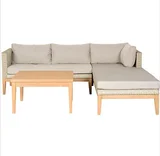 Conjunto de Jardim Bolonia 3 Peças Cinza