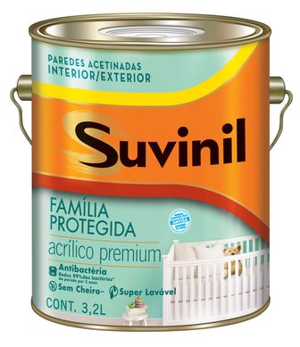 Base A2 Acetinado Famlia Protegida Exterior e Interior 3,2L Transparente
