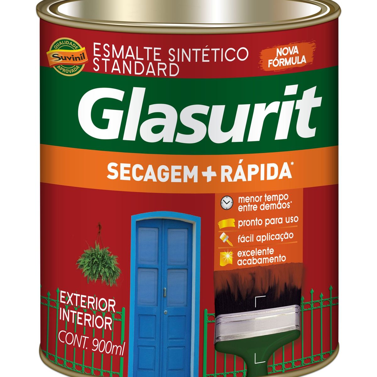 Tinta Esmaltada, Azul Franca, 0,9Lt, marca Suvinil - Foto Principal