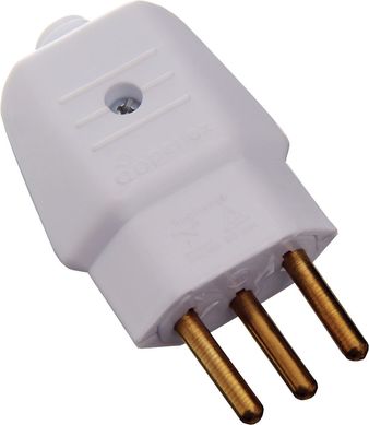 Plugue Macho Cinza 3 Polos 10A