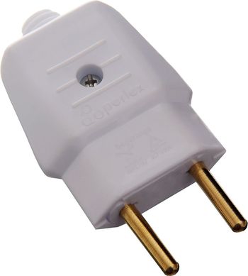 Plugue Macho Cinza 2 Polos 10A
