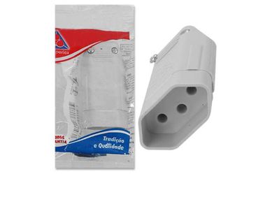 Plugue Fmea Cinza 3 Polos 10A