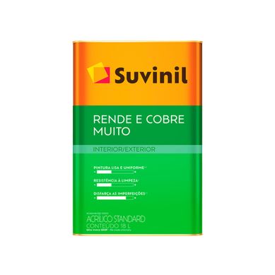 Tinta Fosco Rende e Cobre Muito 18L Concreto