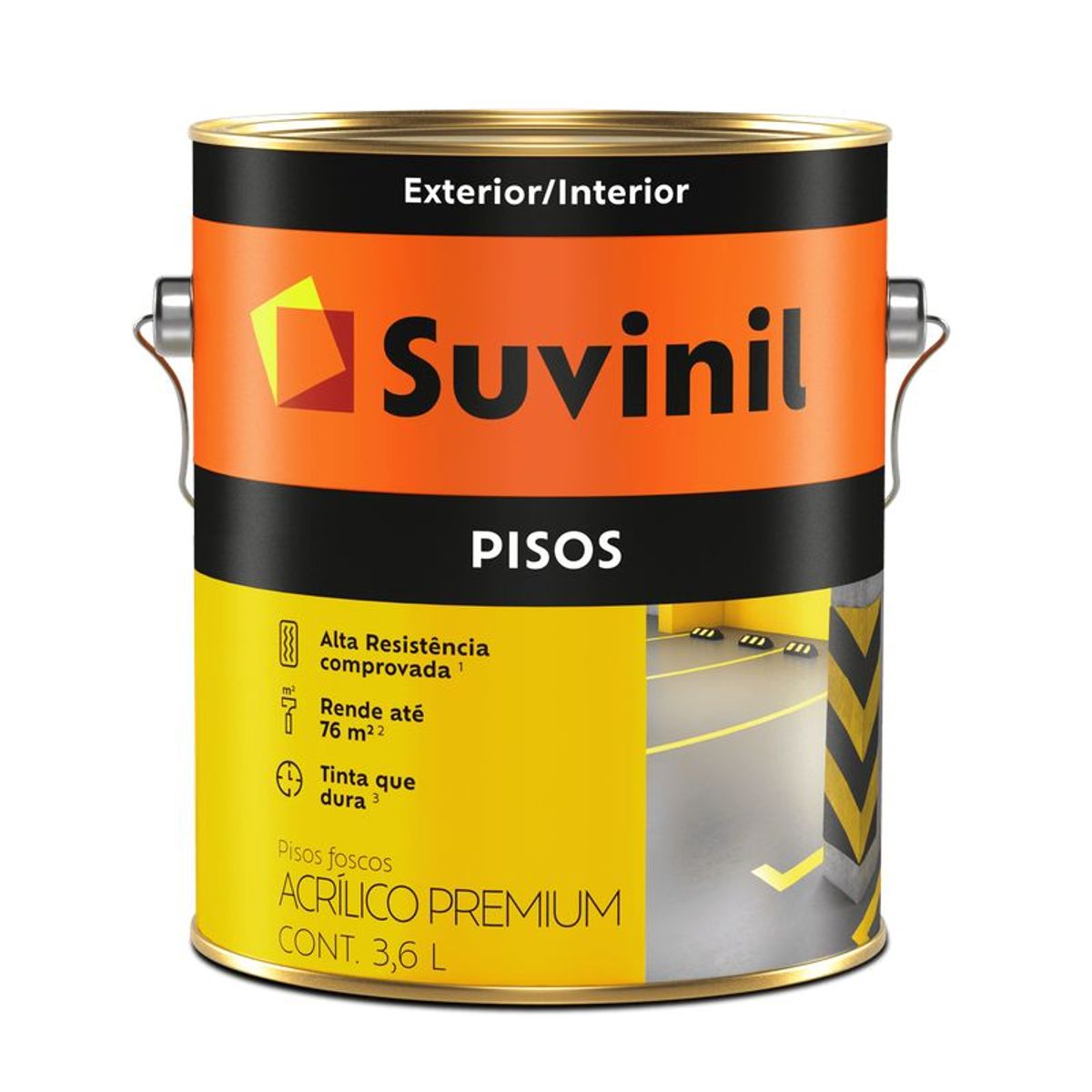 Tinta para Piso Concreto Puro Fosco 3,6L Suvinil, marca Suvinil - Foto Principal