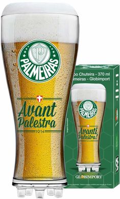 Copo Chuteira 370ml Palmeiras Transparente