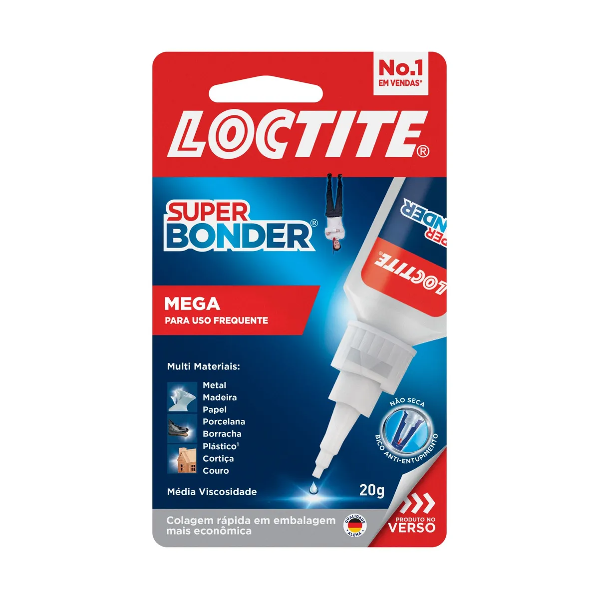 Cola Super Bonder Ultra 20g Transparente, marca Loctite - Foto Principal