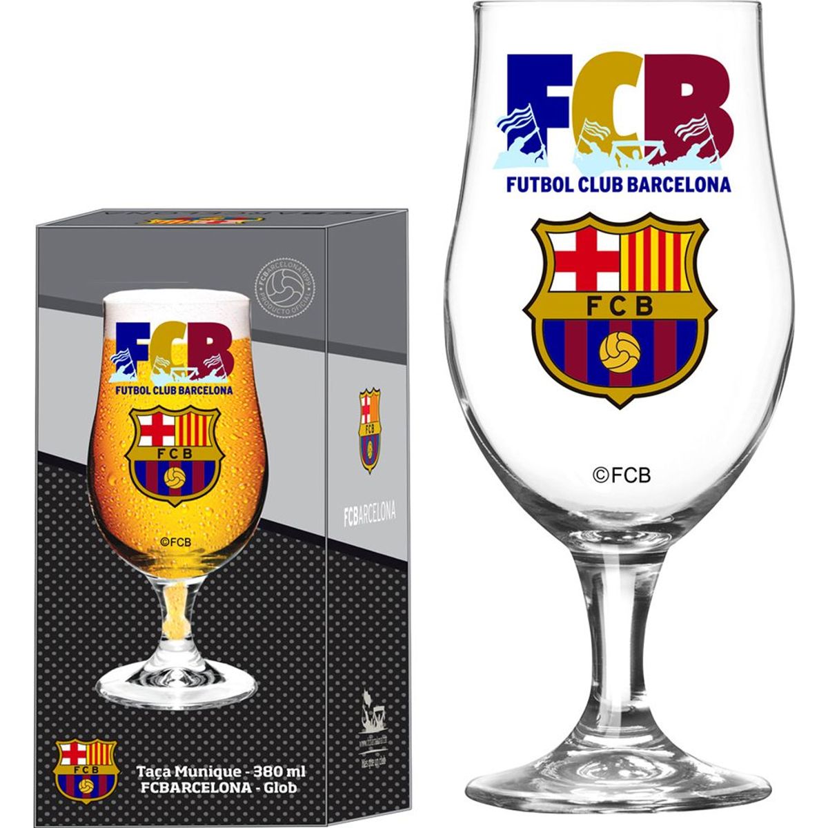 Taça Munique Barcelona 380ml Transparente, marca Globimport - Foto Principal