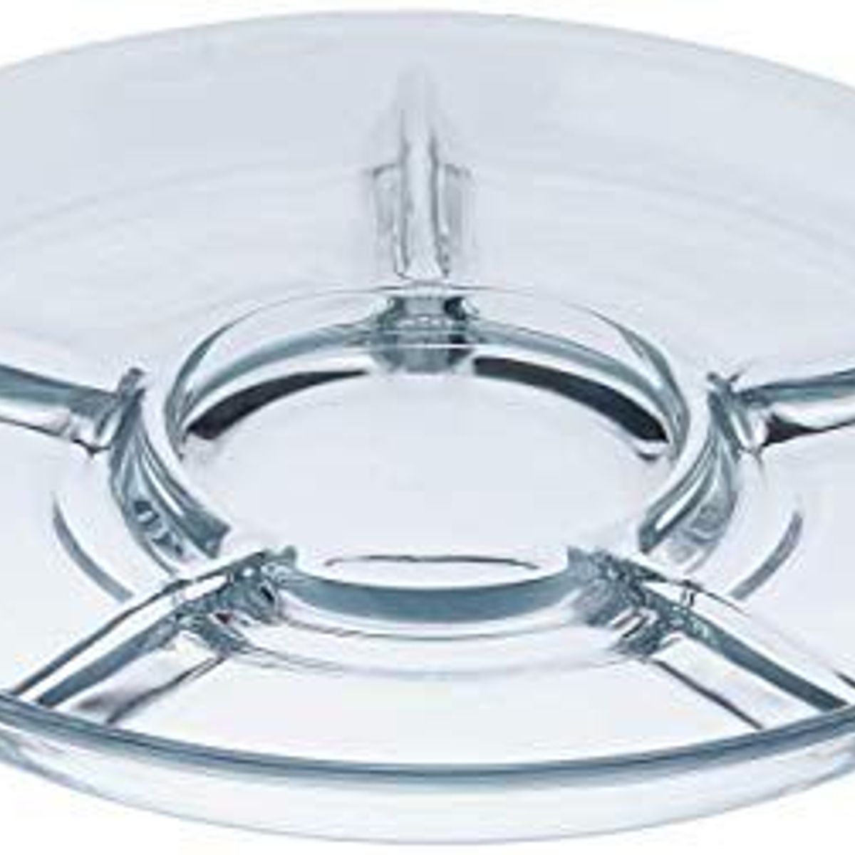 Petisqueira Botanero com 6 Divisões Transparente, marca Globimport - Foto Principal