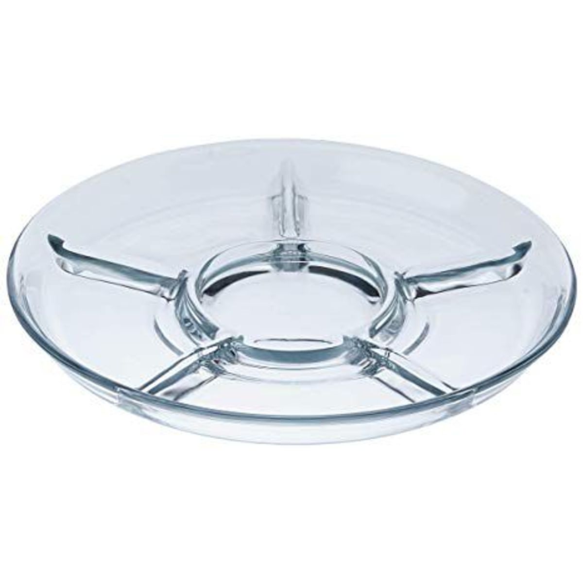 Petisqueira Botanero com 6 Divisões Transparente, marca Globimport - Foto Principal