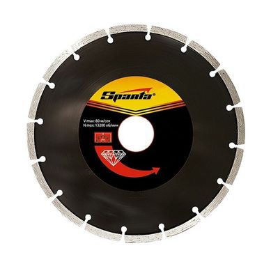Disco Diamantado Segmentado 180x222mm Corte a Seco