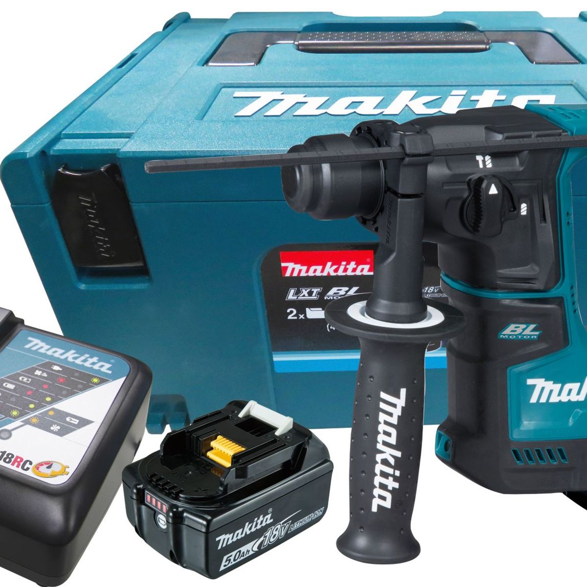 Martelete Rotativo Rompedor a Bateria DHR171RTJ 18V, marca Makita - Foto Principal