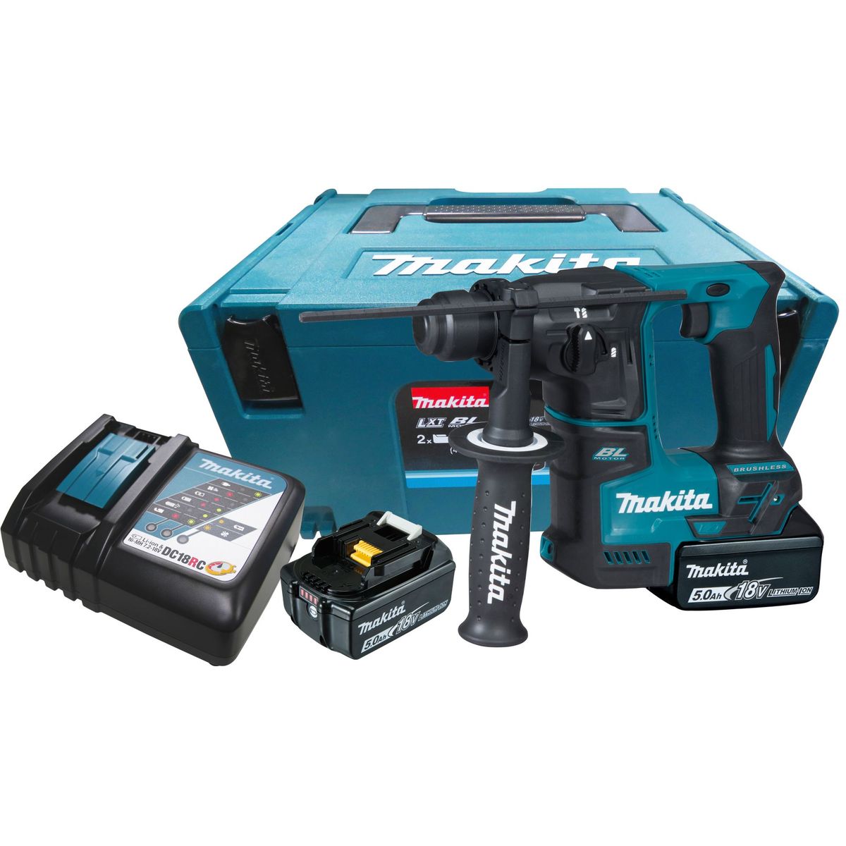 Martelete Rotativo Rompedor a Bateria DHR171RTJ 18V, marca Makita - Foto Principal
