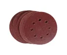 Disco de Lixa com Velcro 125mm 738039 Grão 60 e 5 Peças Vermelho MTX