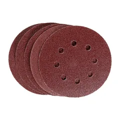 Disco de Lixa com Velcro 125mm 738039 Grão 60 e 5 Peças Vermelho MTX