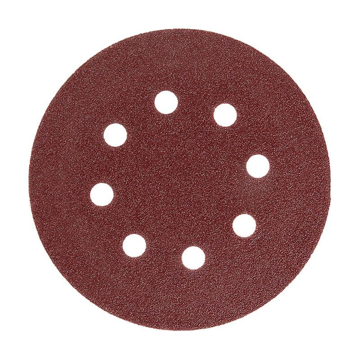Disco de Lixa com Velcro 125mm 738059 Grão 100 5 Peças Vermelho MTX, marca Mtx - Foto 2