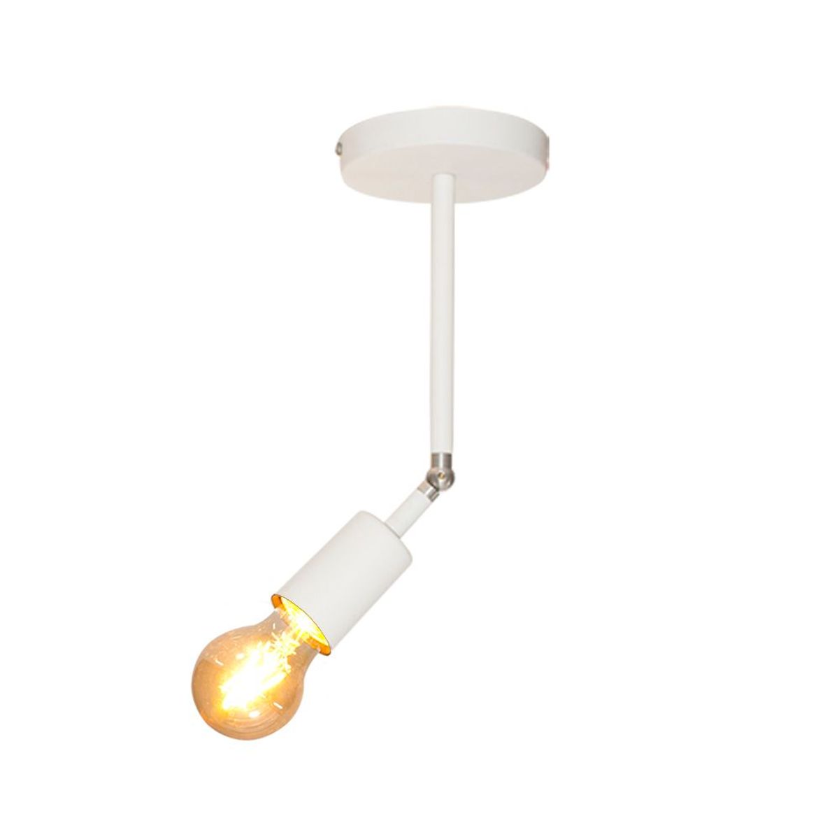 Plafon Pointer 1E27 Branco Taschibra, marca Taschibra - Foto 2